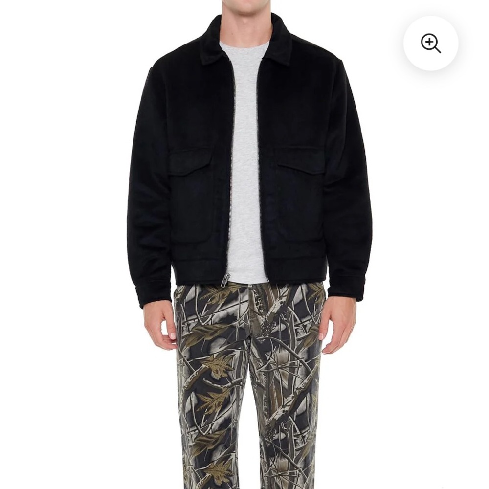 Forever 21 21
ZIP-UP TRUCKER JACKET size xxl black BNWT - Picture 2 of 10